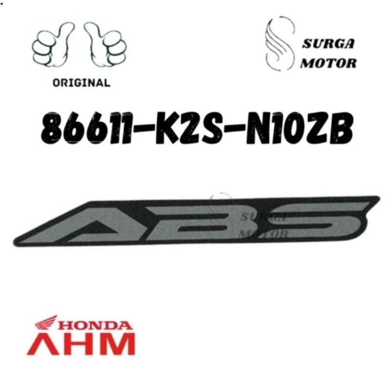 Tem ABS dán dè trước Vario 160/ Air Balde/ SH/ Click 160/ ADV 160 /ptnk