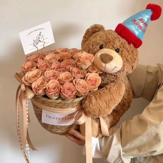 Mũ Sinh Nhật Quà Tặng Gấu Búp Bê Gấu Bông Búp Bê Sang Trọng Đồ Chơi Gấu Dễ Thương Búp Bê Quà Tặng Sinh Nhật Cho Bạn Gái