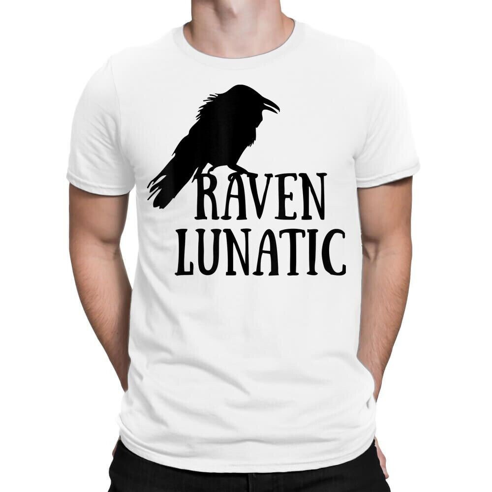 Dark Raven Lunatic G0Thic Raven cho áo thun Halloween