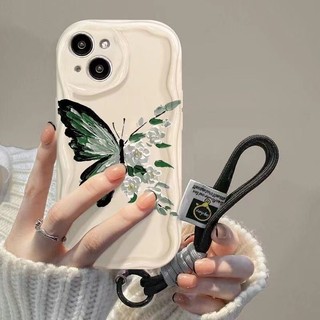 Ốp lưng iphone hợp thời trang iphone 7 plus 8 plus iphone 11pro max iphone 12 pro max iphone 12 13 14 15pro max iphone 14 15pro iphonex xr xs max art rose green leaf butterfly case