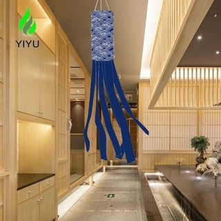 YIYU Biểu ngữ treo, Cờ hướng gió bằng vải Polyester chống thấm nước, Đồ trang trí Thủ công 100cm đầy màu sắc Cá chép gió Tất cờ cửa hàng Sushi
