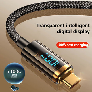 Cáp usb c sang type c 100w dây dữ liệu sạc nhanh cho cáp sạc samsung huawei usb c
