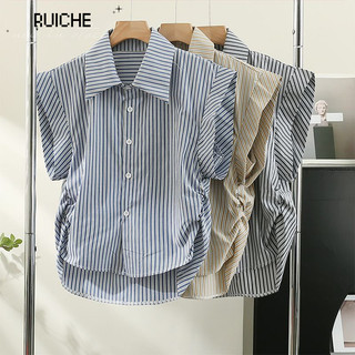 RUICHE áo sơ mi nữ áo kiểu hàn quốc phong cách Phong cách Tinh tế Định hình xu hướng WCS24404FC 21Z240525