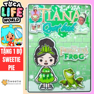 Ngôi nhà của bé  Princess Tiana Quiet Book ngôi nhà giáy dồ chơi búp bê cho bé gái