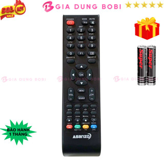  SKU321 - Remote điều khiển tivi ASANZO Mã 08 điều khiển TV Asanzo LCD-LED - Tặng kèm pin 