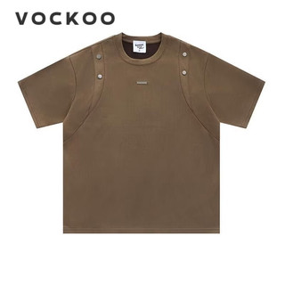 VOCKOO áo phông nam Áo Thun phông áo nam thun Áo Thun Form Rộng Ngắn Tay Unisex MTX2451QFB 22Z240528