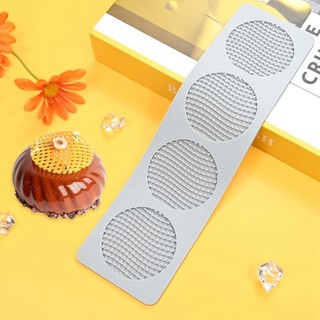 Tổ ong ren diy trang trí bánh khuôn silicon tổ ong kẹo bánh quy làm đá khuôn tròn dụng cụ làm socola
