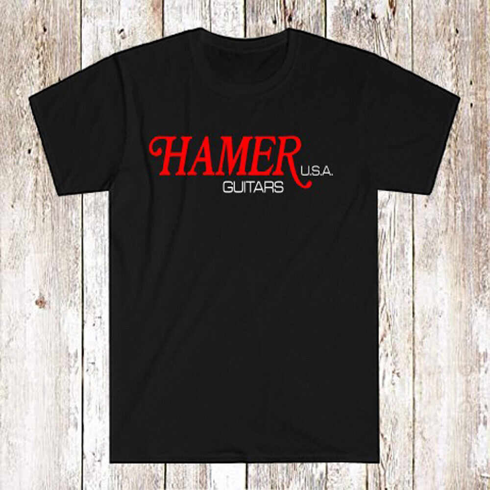 Áo thun nam Hamer mềm in hình tốt Áo thun nam màu đen