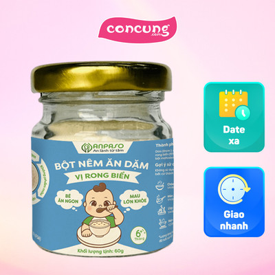 Bột nêm ăn dặm Anpaso vị rong biển 60g