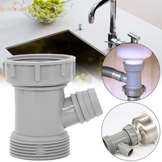 1pc Đa Năng Bồn Rửa Ống Thoát Nước Bộ Chuyển Đổi Hình Chữ Y Bồn Rửa Nhà Bếp Đầu Nối Nhánh Lỗ Đơn Overflow Tee Phụ Kiện Chống Rò Rỉ