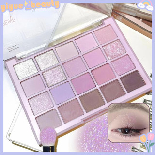Bảng Phấn Mắt 20 Màu Màu Khỏa Thân Lâu Dài Lấp Lánh Mờ Phấn Mắt Pallete Shimmer Trang Điểm HB