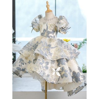 Trẻ Em Đầm Piano Trình Diễn Cao Cấp Đầm Công Chúa Chủ Nhà Bé Gái Đầm Dạ Hội Thời Trang Hoa Bé Gái Váy Sinh Nhật