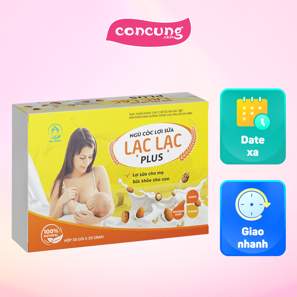 NGŨ CỐC LỢI SỮA LẠC LẠC PLUS