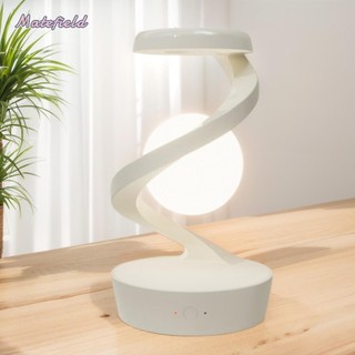 Đèn bi Levitating 3D Đèn ngủ LED nổi RGB có bộ sạc điện thoại không dây