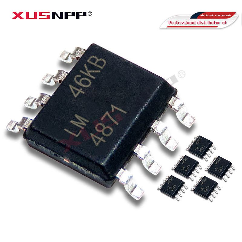 5 CÁI LM4871MX SOP8 LM4871 SOP 4871 SOP-8 Bộ khuếch đại công suất âm thanh 3W có chế độ tắt linh kiệ