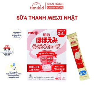 Sữa Bột Công Thức Meiji Thanh Nội Địa Nhật Cho Bé Sơ Sinh Số 0, Số 9 (Tách Lẻ Thanh 27g)