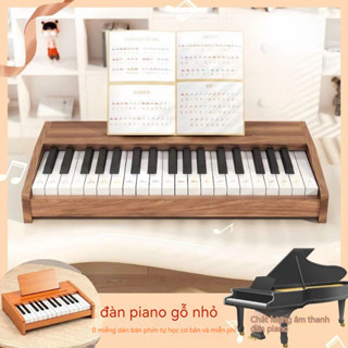 Trẻ Em Đàn Piano Gỗ Nhỏ Đàn Piano Người Mới Bắt Đầu Piano Điện Tử Đàn Piano 25 Phím 37 Phím Bé Quà Tặng 3 Tuổi Điện Đồ Chơi Trên