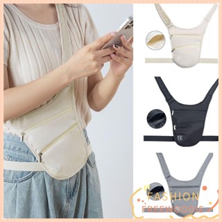 Túi thắt lưng thể thao FREEWOODIE, Túi thắt lưng vô hình đa chức năng chống trộm, Thắt lưng tiền du lịch thoáng khí
