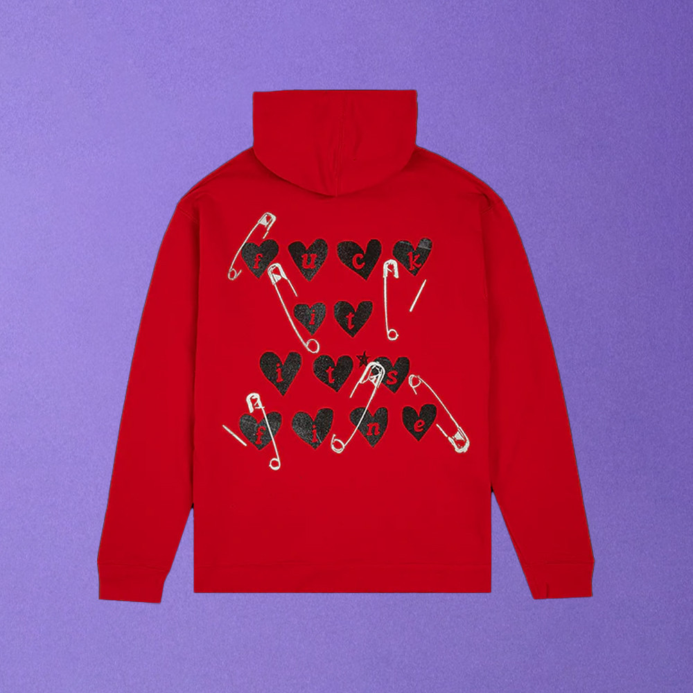 Áo Hoodie Cotton HOT Olivia Rodrigo Merch Nam Nữ "fuck It It Fine" In Áo M-3XL