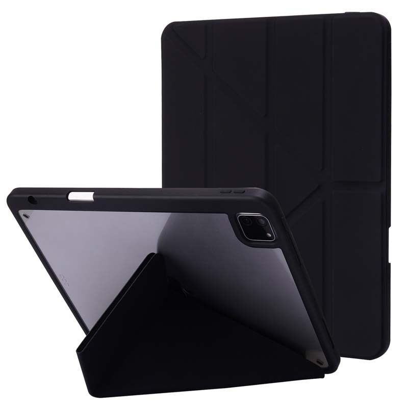 Ốp lưng biến hình lật da PU cho iPad Air 13 inch M3 A3271 A3269 M2 A2898 A2899 A2900 cover Vỏ chống 