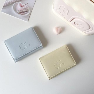 Inspring Nữ Ví Gấu Dễ Thương Ba Đa Năng Ví Ngắn Gấp Đựng Thẻ Ví Đựng Tiền Xu Nữ Túi Đựng Thẻ Kẹp Hoạt Hình Túi Mới