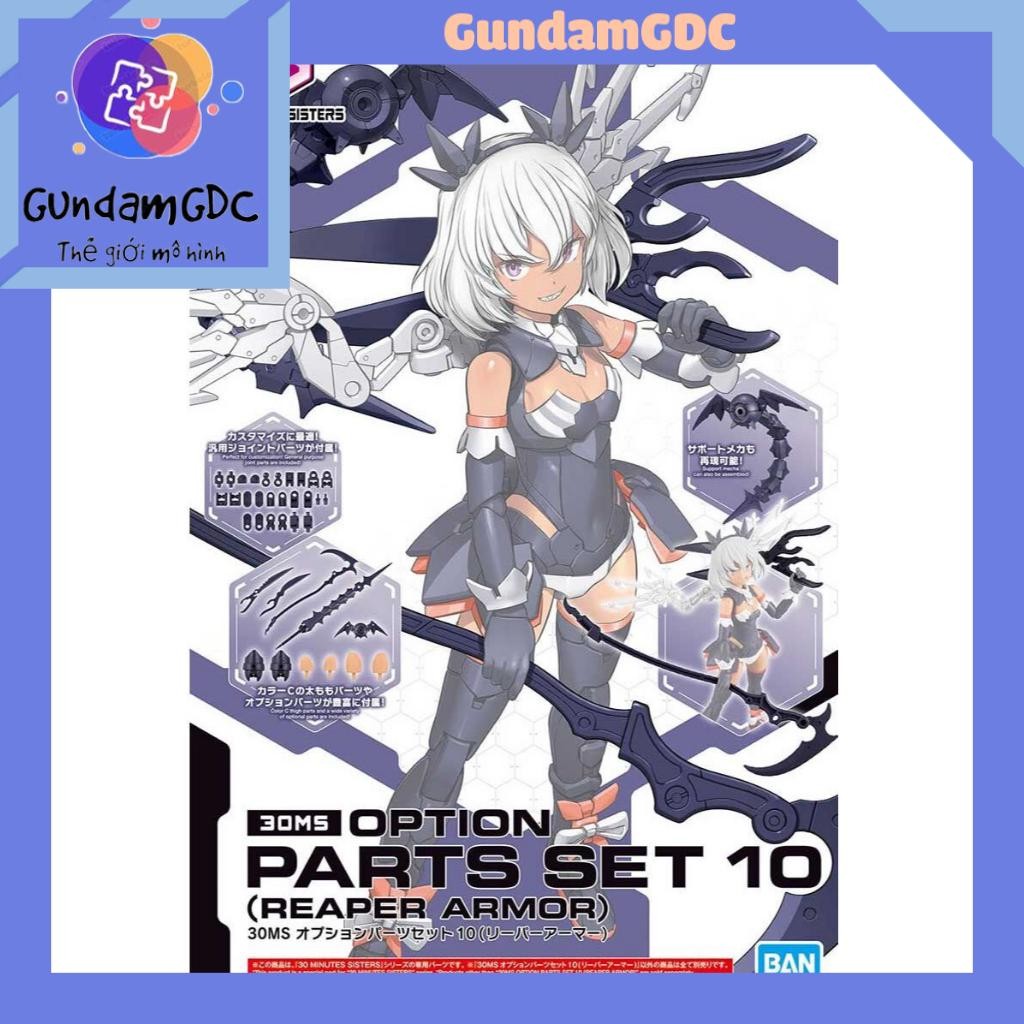 Mô Hình Lắp Ráp Gundam 30MS OPTION PARTS SET 10 (REAPER ARMOR) Bandai 4573102654465