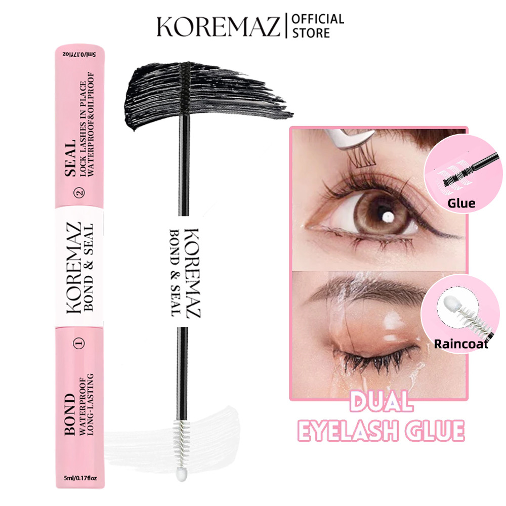 Keo cọ hai đầu KOREMAZ, keo mi giả, keo mi tự ghép, keo khô nhanh lâu trôi, hai trong một