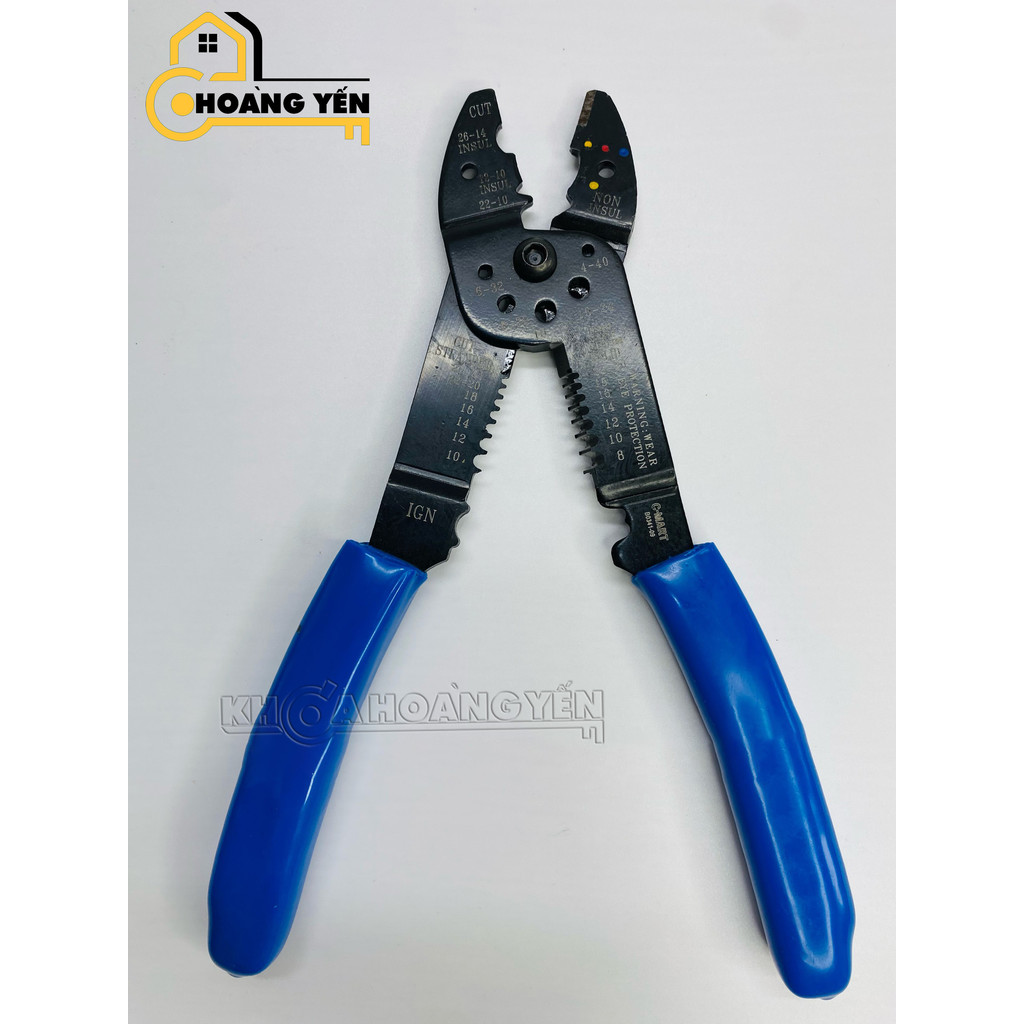 Kìm cắt dây, bấm cos, tuốt dây CMart B0034-10 CMart B00314-9, chất liệu kim loại thép