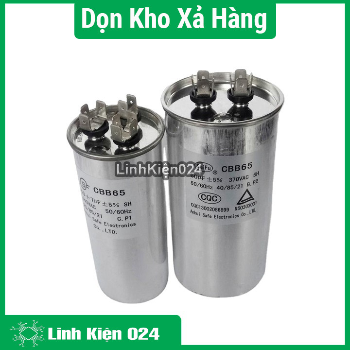 Tụ SU CBB65 450VAC Chất Lượng Cao