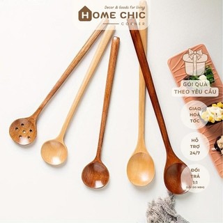 Muỗng gỗ cao cấp phong cách nhật bản, dùng ăn cơm, decor, lấy saffron,  mật ong | HOME CHIC CORNER