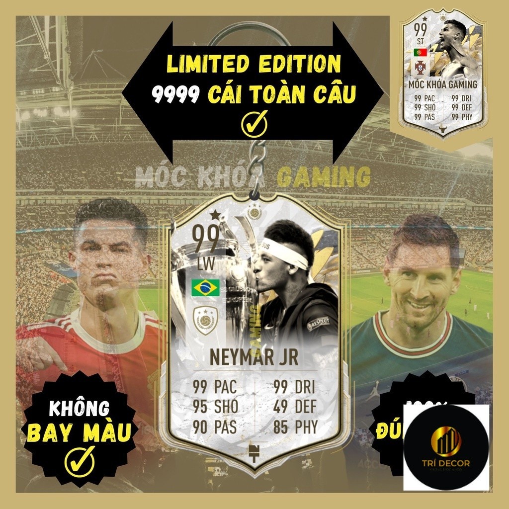 [ Bản Giới Hạn ] Móc Khóa Neymar Jr ICON