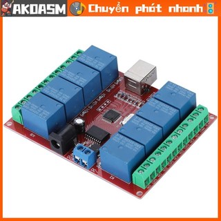 Akoasm mô-đun rơle công tắc điều khiển thông minh usb 8 kênh 5v trình miễn phí