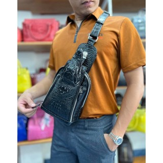 Đeo Chéo Nam Nguyên Đầu Da Cá Sấu Bag tiện lợi cho người dùng