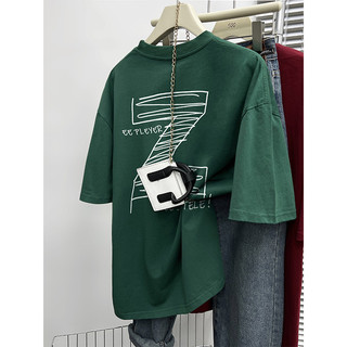Nrvp [Mới 100% Cotton] Áo thun ngắn tay nữ Tee Baggy Nam Nữ Baggy Tròn Unisex Cổ dáng rộng Áo thun Unisex