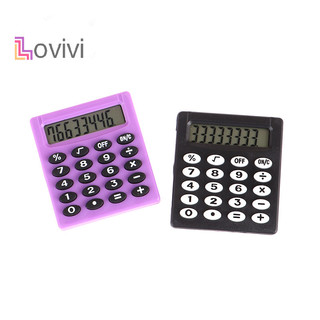 Cá tính mini màu kẹo trường học điện tử văn phòng máy tính sáng tạo bỏ túi boutique văn phòng phẩm máy tính vuông nhỏ mới