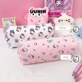 Túi Đựng Bút, Túi Bảo Quản Kitty Hoạt Hình Dung Tích Lớn, Túi Văn Phòng Phẩm Đa Năng Đơn Giản Quà Tặng Học Sinh