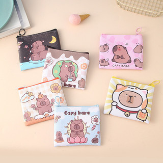 Hoạt Hình Dễ Thương Kapibara Ví Đựng Tiền Xu PU Mini SH096