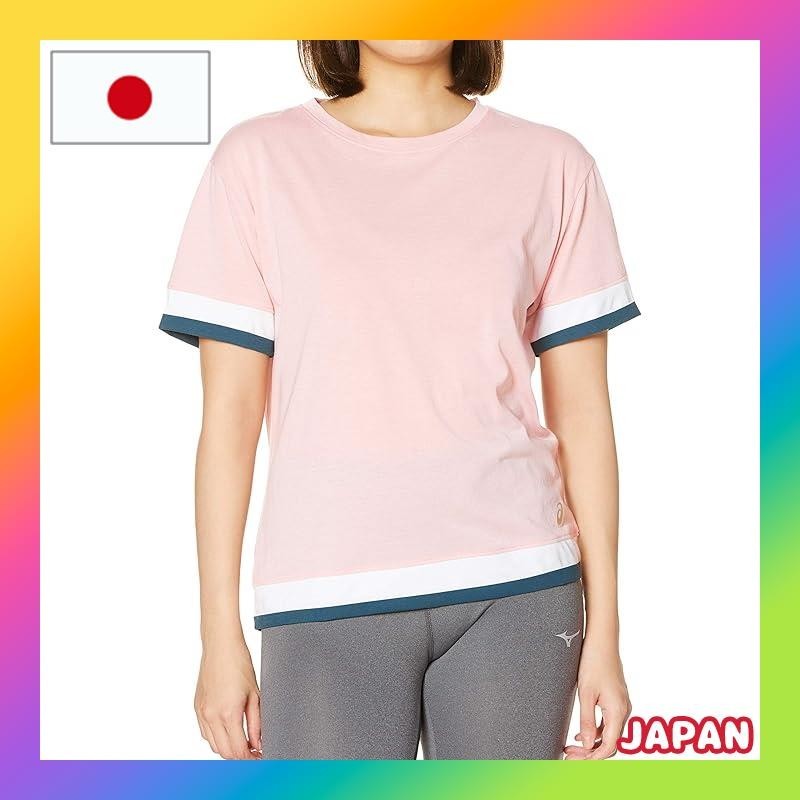 [ASICS] Training Wear TOKYO Short-sleeve Shirt Women's Ginger Peach/Magnetic Blue Japan S (Equivalent to Japan Size S)