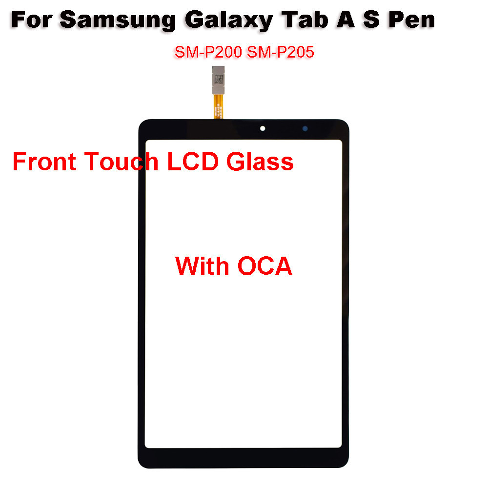 Dành Cho Samsung Galaxy Tab A S Pen Wi-Fi 3G SM-P200 SM-P205 P200 P205 Màn Hình Cảm Ứng + OCA LCD Mặ