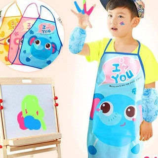 Tạp Dề Tranh Trẻ Em Cho Bé Trai Và Bé Gái Ăn Tạp Dề Chống Thấm Nước Phù Hợp Với Dài Tay Z8X0