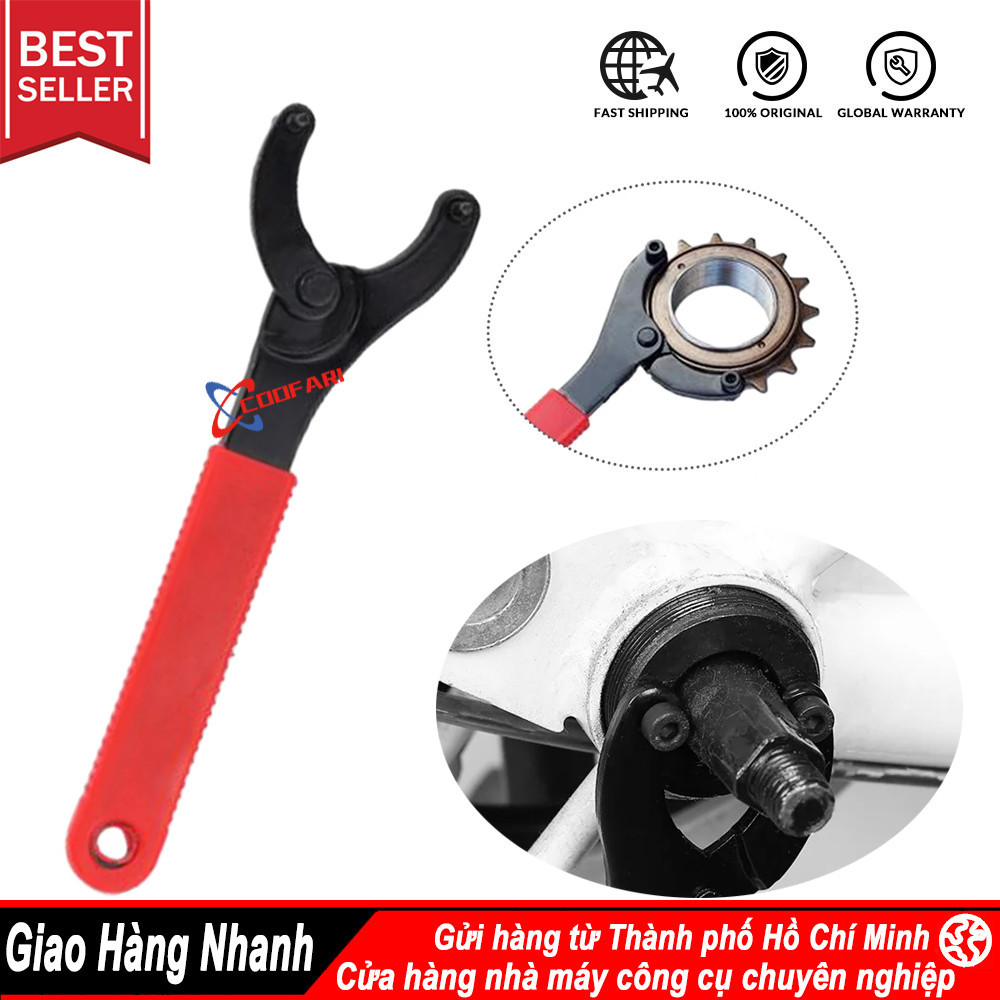Bộ van tháo trục giữa bi côn Kiotool chuôi đỏ