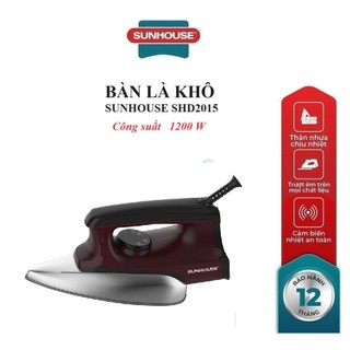 Bàn là khô sunhouse shd2015