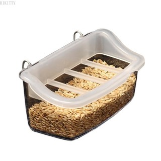 Hik Hangable Bird Feeder Food Dispenser Hộp đựng thức ăn chống văng Vẹt Bát ăn