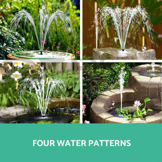 Solar Water Pump Fountain Plants Watering Power Fountains Pool Home Garden Fish Pond Waterpump