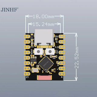 Jinhf esp32-c3 ban phát triển esp32 ban phát triển mini esp32 bảng phát triển wifi phụ kiện hiệu suất cao hot