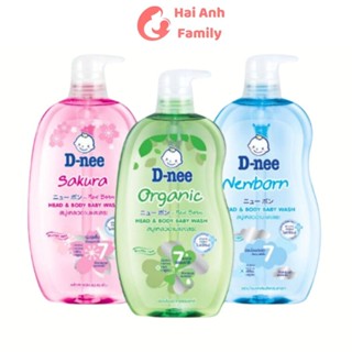 Sữa tắm gội Dnee 380ml, tắm gội toàn thân cho bé Dnee Organic chính hãng, an toàn, dịu nhẹ