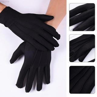 Hik Nam Nữ Đồng Xu Trang Sức Bạc Kiểm Tra Găng Tay Cho Cuộc diễu Hành Full Ngón Tay Găng Tay 1