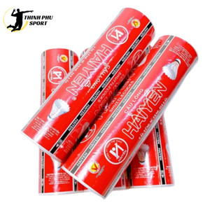 Cầu lông hải yến đỏ ( ống 6 trái ) , hàng phân phối chính thức dùng trong thi đấu tập luyện giá rẻ