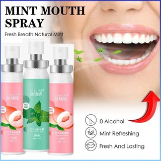 ⚡⚡COD SIRUINI 20ML Xịt Miệng Trị Hôi Miệng Bạc Hà Đào Năm Hương Vị Hơi Thở Làm Mát Hơi Thở Thơm Mát Lâu Dài Xịt Miệng Di Động Kéo Dài Giữ Hương Thơm Làm Tươi Mát Hơi Thở Răng Miệng