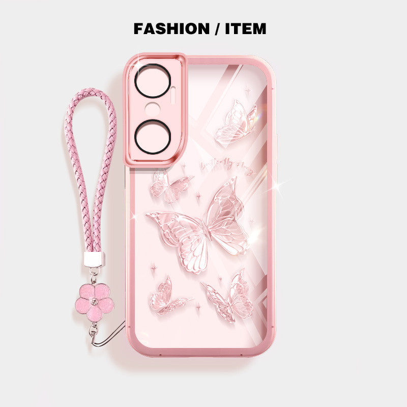 Ốp Điện Thoại Phong Cách YBD INS Cho Infinix Hot 20 4G X6726 X6726B X6726C Vỏ Bướm Niche Được Trang 